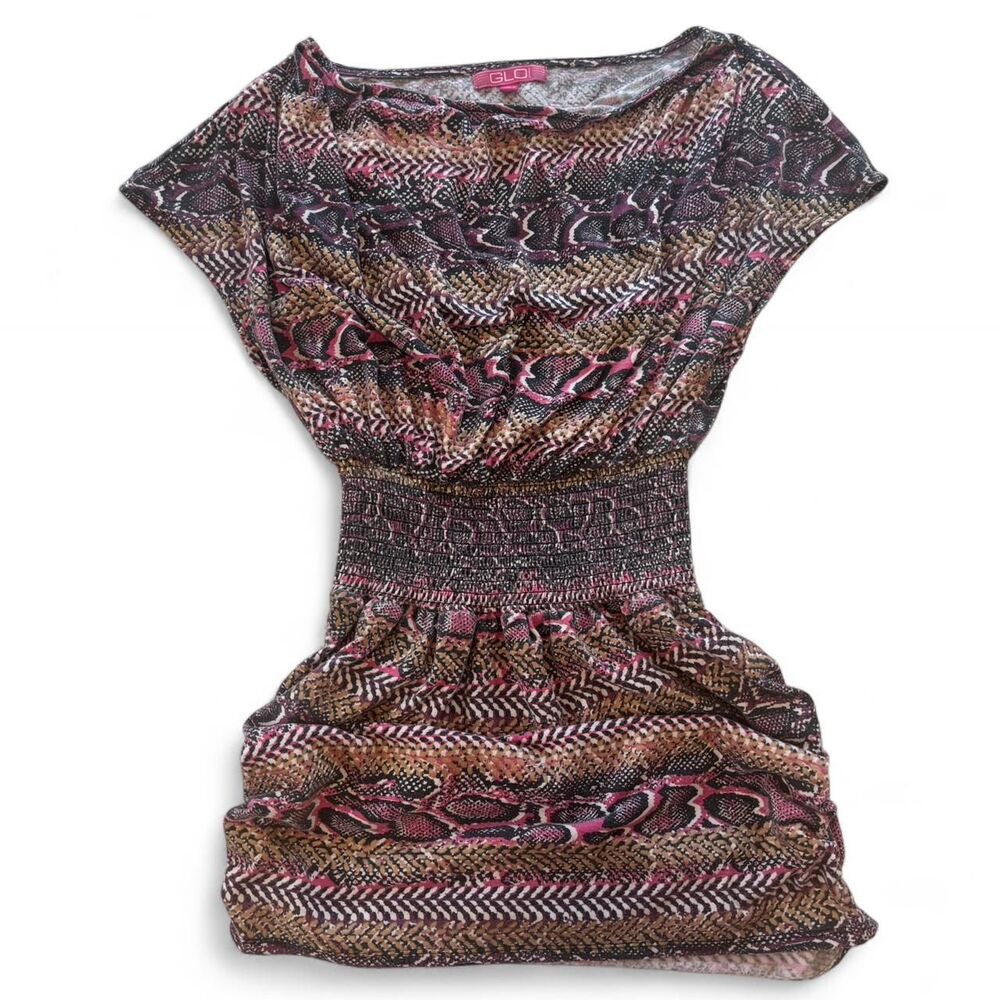 Y2K GLO Smocked Mini Dress